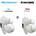 thumbnail image 4 of [6 pares] Auriculares para Airpods Pro y Airpods Pro 2 con orificio de reducción de ruido, auriculares de silicona Airpods Pro con caja de almacenamiento portátil y ajuste en estuche de carga Rojo Verde, 4 of 4