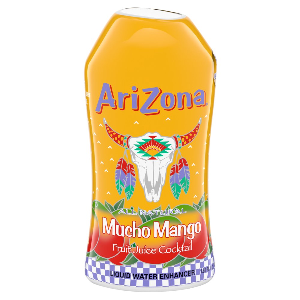 AriZona Mucho Mango Fruit Juice Cocktail Naturally Flavored Liquid