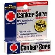 Red Cross Canker Sore Medication - 0.25 Oz, 2 Pack