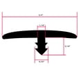 thumbnail image 2 of Molding Trim 3/4 Inch Center Barb Tee T Moulding for Edge Slit, DIY projects, Furniture 16Ft Black, 2 of 7