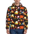 thumbnail image 2 of Bingfone Construction Truck Men'S Drawstring Hoodie Long Sleeve Pocket Sweatshirts-Xx-Large, 2 of 9