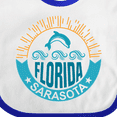 thumbnail image 4 of Inktastic Sarasota Florida Vacation Travel Boys or Girls Baby Bib, 4 of 4