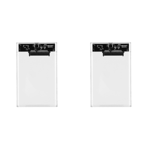 A 1 Disco Duro 2.5 pulgadas SSD Case SATA USB3. Caja de disco duro SSD de 8 TB (transparente)