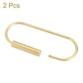 thumbnail image 3 of Uxcell 2Pcs Brass Screw Lock Keychain, Car Key Organizer, Cylindrical U, 3 of 6