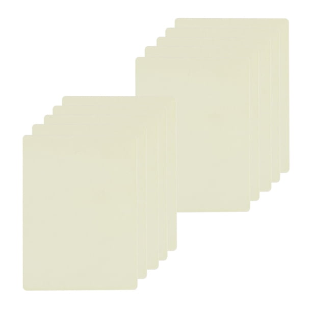 PISTING Silicone Pads Practicar la piel Reciclaje Doble lateral Espeseado Fuentes de entrenamiento para Artistas Profesionales Principiantes 10 PCS Irene Inevent CE001362-00
