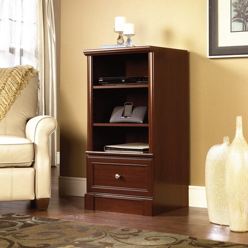 Sauder Palladia Audio Media Tower, Cherry