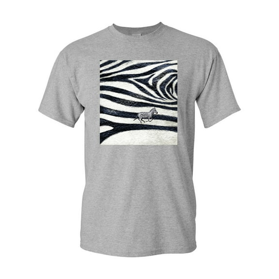 Zebra Skin Pattern Animal Tanya Ramsey Artworks Art DT Adult T-Shirt Tee