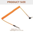 thumbnail image 3 of 4pcs 3.5mm Audio Cable Male To Male Aux Cable Angled Stereo Coiled Audio Cable Random Color, 3 of 4