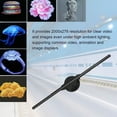 thumbnail image 4 of 3D Hologram Fan, 20 Inch 3D Holographic Advertising Player, 3D Hologram Projector 276 LED Holographic Christmas Advertising Display with Remote, 8GB Memory Card, 4 of 7