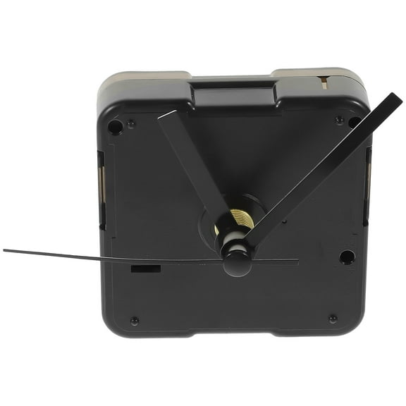 BESTOYARD Clock Movement Kit, Black Plastic, Accurate Timekeeping for Replacement 1Set