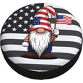thumbnail image 3 of Bald Eagle American Flag Spare Tire Cover Patriotic USA Independence Day Wheel Protectors Weatherproof Universal Wheel Cover Fit for Rv SUV Travel Trailer Camper Truck July 4th Gifts, 3 of 10