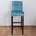 thumbnail image 4 of Bar Stool Cover Counter Stool Chair Covers,Removable Washable Pub Chair Slipcover with Elastic Bottom Anti-Dust Modern Stretchy Chair Protector Cover for Cafe Height Bar Stool-2 Pcs-B, 4 of 7