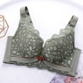thumbnail image 1 of Ropa interior de látex para mujer, ajustable, pecho pequeño, fruncido, sin aro de acero, sujetador cerrado, accesorio de encaje para sujetador de pecho, 1 of 6