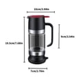 thumbnail image 5 of Yammee Leak Proof Honeys Dispenser for Cafes and Restaurants Glass Syrup Container Jar Multipurpose Honeys Bottle with Handle, 5 of 11