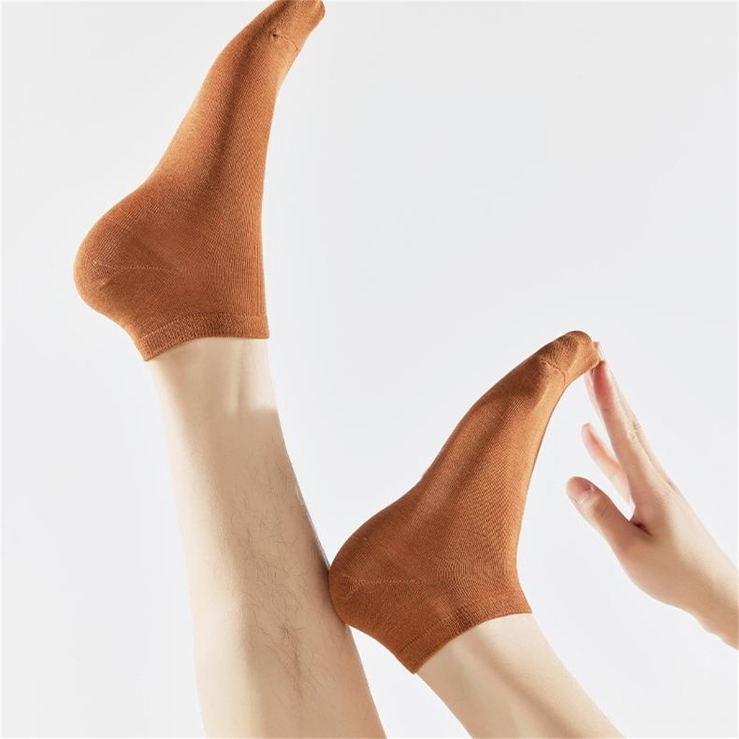 Sookeceks Ankle Socks for Mens, 6 Pairs Bamboo Rayon Breathable Sports Low Cut Thin Size 7-11