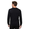 thumbnail image 3 of Threadfast Apparel T3001 Epic CVC Long Sleeve T-Shirt-Solid Black-M, 3 of 3