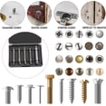 thumbnail image 5 of Extractor de tornillos con 6 extractores de tornillos para extraer tornillos desgastados dañados en una práctica caja de plástico, fabricada en acero rápido JFHHH pequeña, 5 of 5