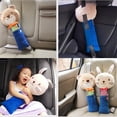 thumbnail image 2 of Bonita funda para cinturón de seguridad de coche con forma de animal, funda de cojín ajustable para muñeco de juguete, funda de almohada para niños, 2 of 7