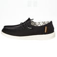 thumbnail image 3 of Hey Dude Girl's Wendy Youth Loafers Linen Black, 3 of 5