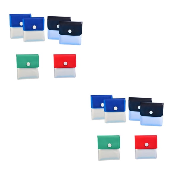 Yuarrent Pack of 6 Portable Pocket Household Gifts Storage Boyfriends Purse Bag Pouch Fireproof PVC Coin Outdoor Reusable 8x7.8cm 2piezas Yuarrent CBP114004