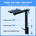 thumbnail image 4 of golytefs Rv Adjustable Table Leg Height Adjustable Rv Table Leg Bracket for Rvs (Black), 4 of 9