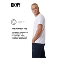 thumbnail image 4 of Camiseta DKNY de Algodón Suave Corte Clásico Cuello Redondo Blanca, 4 of 7