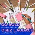 thumbnail image 2 of Paper Mate Flair Felt Tip Pens, Bold Tip (1.2 mm), Assorted Colours, 12 Count, 2 of 7