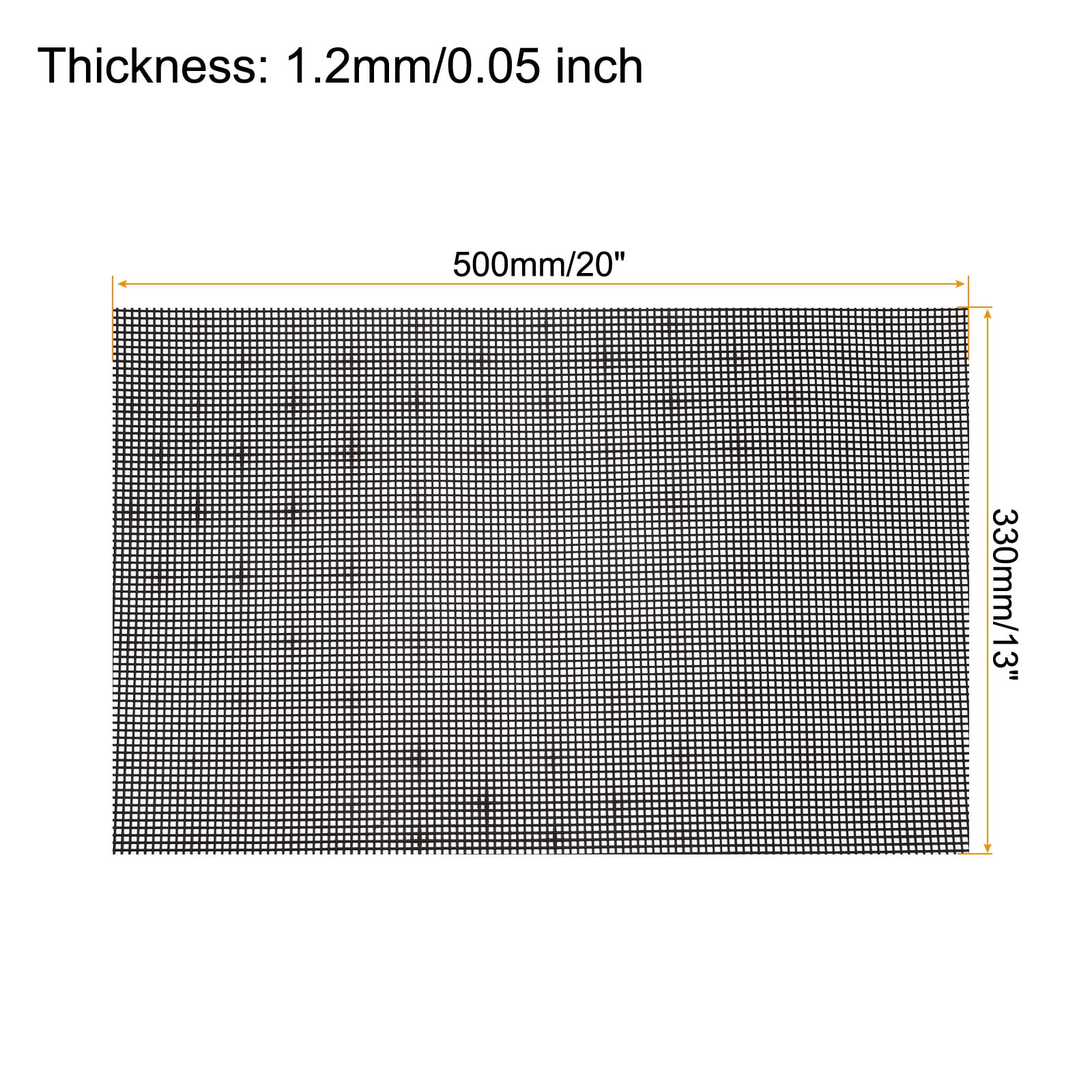 10pcs 13"x20" Plastic Mesh Canvas Sheet 8 Count Needlepoint Blank Canvas Square for Embroidery, Black
