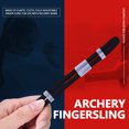 thumbnail image 3 of Archery Finger Sling, Elastic Finger Sling Adjustable Bow Fingersling for Recurve Bow Hunting Shooting Accessory, 3 of 7