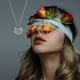 thumbnail image 4 of WORGEOUS 1 Juego de collar difusor de aceites esenciales decorativo con colgante de Aroma en forma de corazón para mujer, 4 of 9