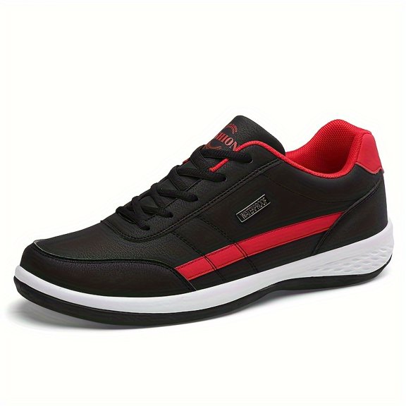 Men's Casual Shoes with Comfortable Lace-Up Design, Low-Top Durable Anti-Slip Walking Sneakers for Daily Outdoor Use and Office Wear
