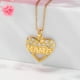 thumbnail image 2 of Xiao Hua Ideas de regalos para el Día de la Madre: collar para mamá, regalos para mamá de parte de su hijo, regalos para mamá, regalos para la abuela, regalo para el Día de la Madre (oro), 2 of 4