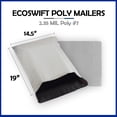 thumbnail image 2 of EcoSwift Brand Premium Poly Shipping Bag Waterproof Durable Self-Seal Mailer 2.35 Mil, 14.5 in. x 18 in. (Size 7s), Solid Gray, 1-Pack, 2 of 5