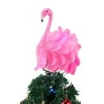 thumbnail image 5 of Rdhnmea Christmas Tree Topper Elegant Artificial Feathers Flamingo Tree Top Decoration for Party Holiday Indoor Outdoor Supplies, 5 of 9