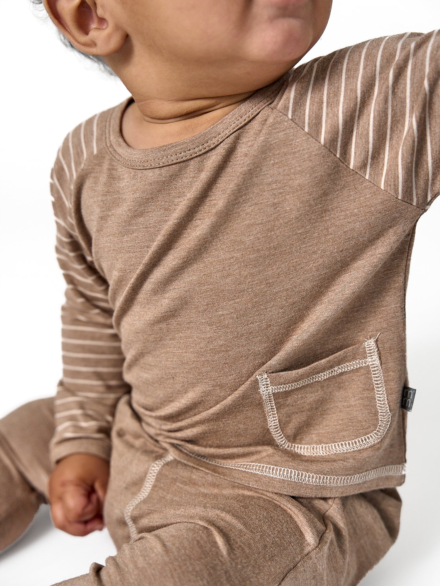 Modern Moments by Gerber Baby Boy Top and Harem Pant Outfit Set, Sizes 0/3 Months - 24 Months
