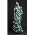 thumbnail image 2 of Bimba Rayon Bandhani Tie-Dye Womens Printed Side Slit SummerÂ&nbsp;DressÂ&nbsp;Long Maxi Gown-Medium, 2 of 6