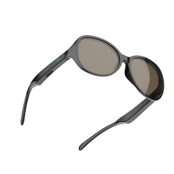 Shakven Gafas con parlantes,Gafas de sol con audio para hombres,Gafas de audio polarizadas ligeras | Gafas de sol inalámbricas con control de voz, gafas de sol con protección UV con micrófono y