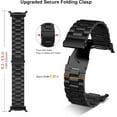 thumbnail image 5 of XIHAMA Metal Band for Samsung Galaxy Watch Ultra, Premium Stainless Steel Metal Replacement Adjustable Watch Bands Strap Compatible with Samsung Galaxy Watch 7 Ultra 47mm(2024) Men Women, 5 of 7