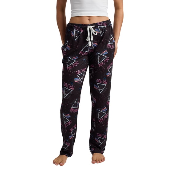 Pink Floyd The Dark Side Of The Moon All-Over Print Women's Sleep Pajama Pants -XL