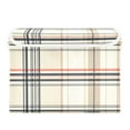 thumbnail image 7 of Yayeee Collapsible Cube Storage Bin with Lid Fabric Closet Decorative Basket with Handles, Beige Plaid Pattern, 7 of 7