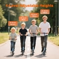 thumbnail image 7 of SIMATE Kick Scooter with Dual Brakes for Teens,Adults & Kids Ages 6+,Dual Suspension Foldable Lightweight Scooter with Wide Deck,8 in Big Wheels,Max Load 240 LBS, 7 of 7
