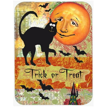 

Carolines Treasures Trick & Treat Moon Halloween Glass Cutting Board Large