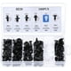 thumbnail image 2 of Kit de 100 remaches de plástico universales surtidos para carrocería de coche, sujetadores de parachoques, clips de ajuste, 2 of 5