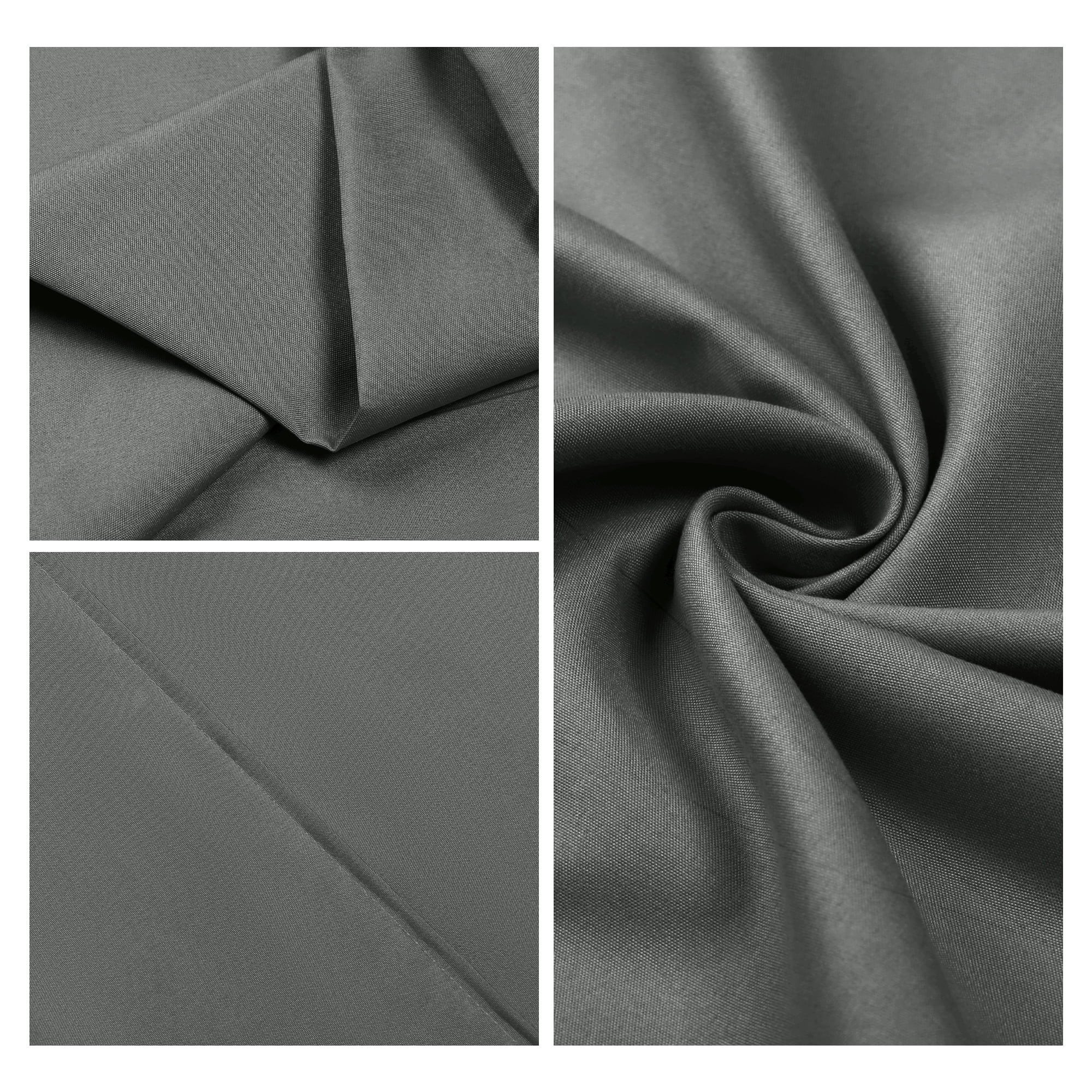 Unique Bargains Pillow Cases with Envelope Closure Pillow Covers 2 pcs Queen Dark Gray