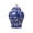 Shape-b, variant on Chinoiserie Blue White Ginger Jar with Lid, Porcelain Tea Storage Jar, Ceramic Decorative Vase for Living Room, Bedroom, Home Decor
