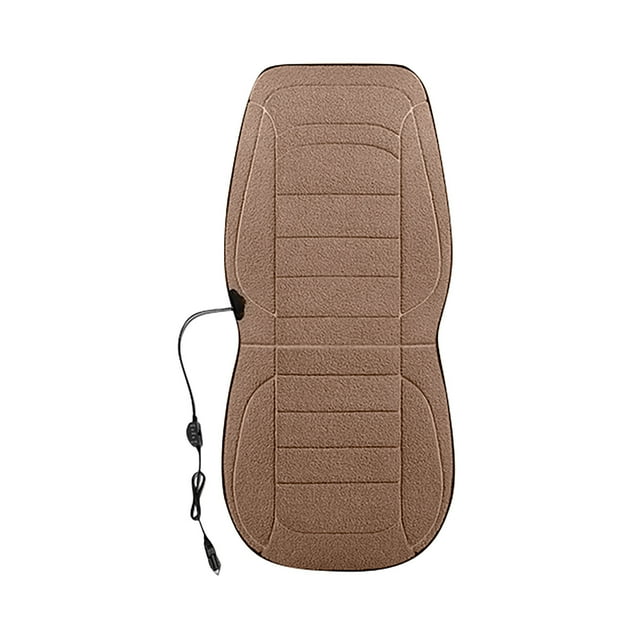 Hearth & Gear Short Material Heated Car Cushions Cold Weather Driving In Pure