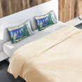 thumbnail image 5 of Yayeee Pillowcase Standard Size Set of 2 Satin Wrinkle Resistant Pillow Case, Boat Seaside, 5 of 7