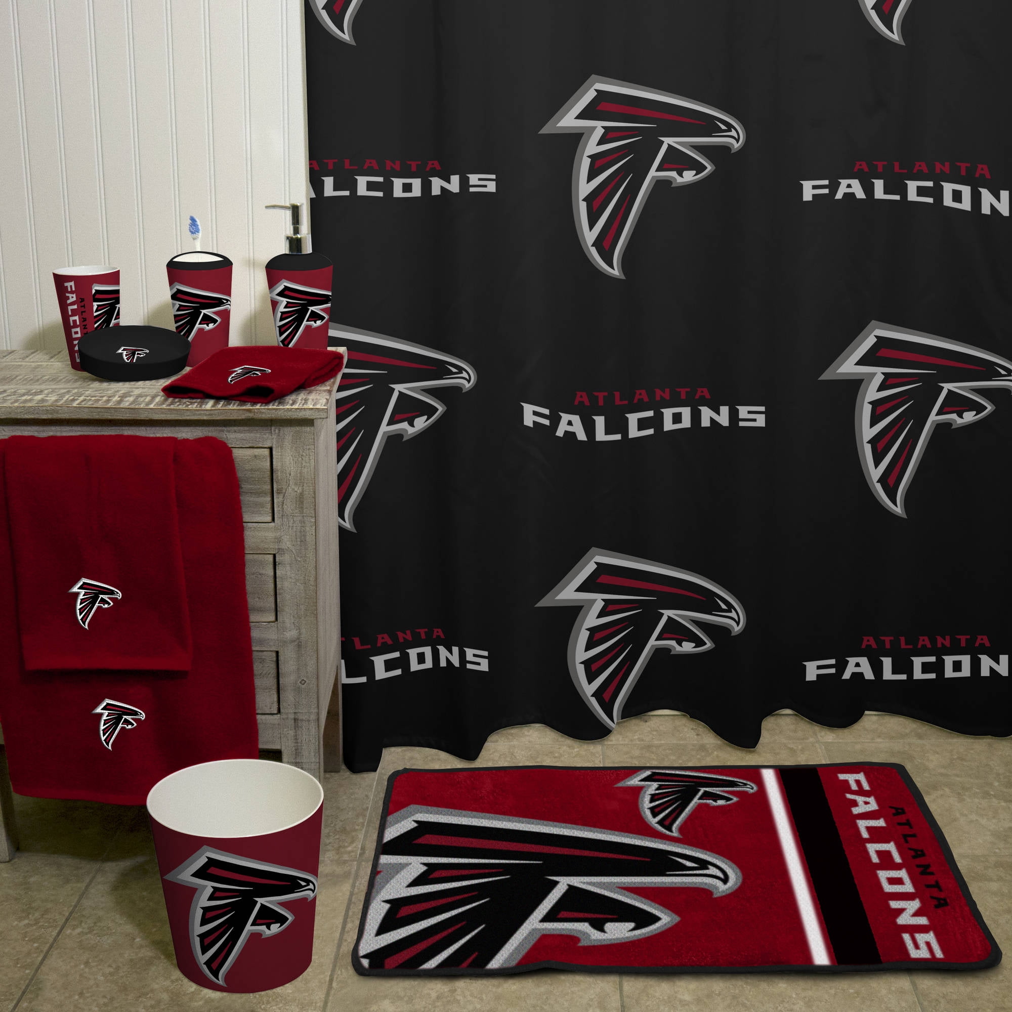 Nfl Atlanta Falcons Decorative Bath Collection Towel Nfl Atlanta Falcons Decorative Bath Collection Towel
