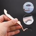 thumbnail image 5 of Pinzas para injerto de pestañas postizas, juego portátil, pinza para cejas, pinza para hipocampo en forma de siete, herramienta auxiliar para pestañas postizas, 5 of 5