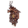thumbnail image 3 of HerrZeit by Adolf Herr Cuckoo Clock - The Deer Hunter  handshingled, 3 of 3